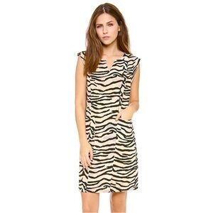 Rebecca Taylor | GORGEOUS Fall Tiger Animal Print Shift Dress 2